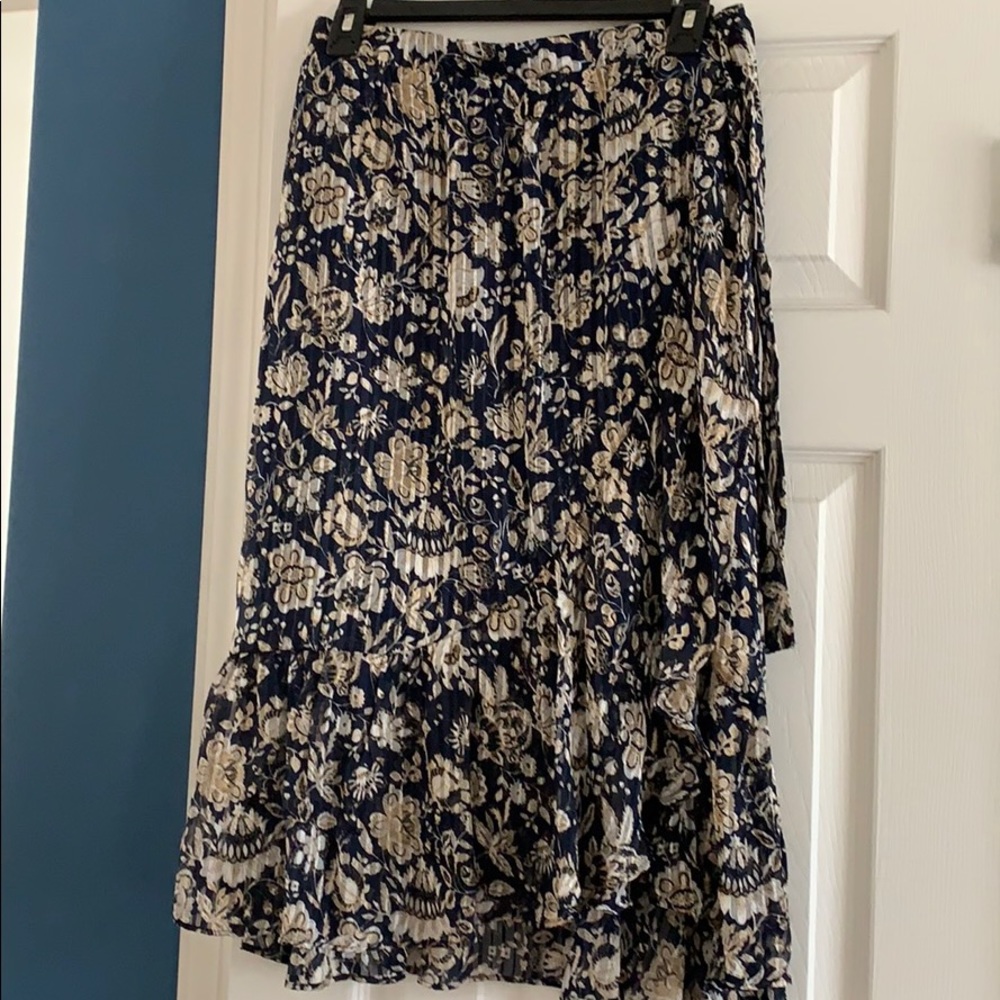 Navy Blue Dress Skirt
